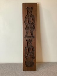 Carved Wooden Man & Woman Molds