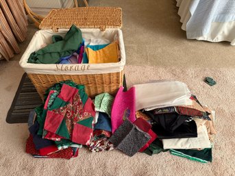 Big Bin Full Of Fabric