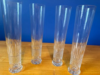Cashs Irish Crystal Lager Pilsner Beer Glasses.