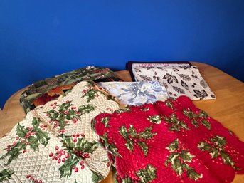 Large Lot Of Table Runners And Placemats