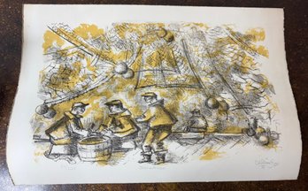 Lithograph Pencil Signed