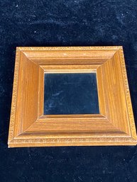 Vintage Wooden Framed Mirror Wall Decor Piece