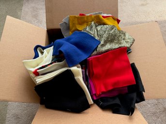 Big Box Of Fleece And Felt Pieces