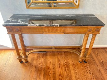 As Is Granite Top Console Table By Councill
