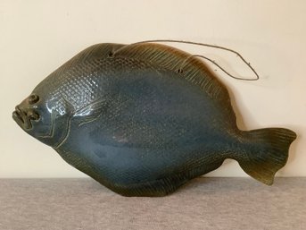 Signed Fish Wall Decor