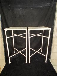 Stained Glass Outdoor Side Table Set