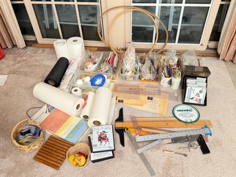 Large Lot Of Sewing And Quilting Supplies