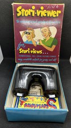 Charming Retro Ca. 1950 STORI-VIEWER Bakelite Stereoscope In Original Box