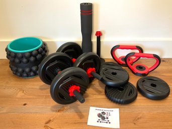 A Dumbbell Weight Set