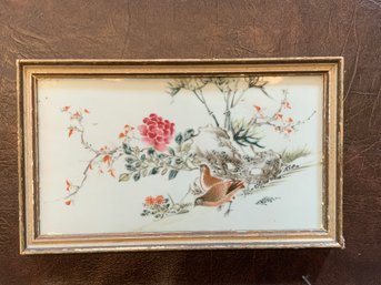 Chinese Painting On Porcelain Tile