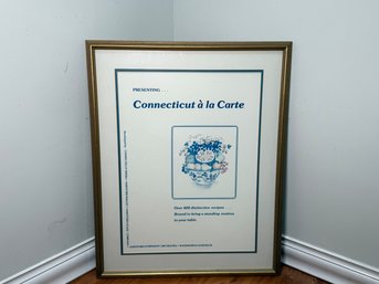 Connecticut Ala Carte Junior League Of Hartford Framed Print