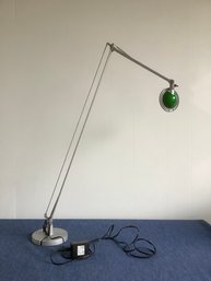 Luceplan Berenice Aluminum Table Lamp With Green Reflector
