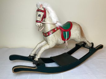 A Vintage Toy Rocking Horse - Figurine