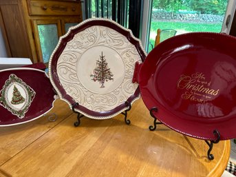 3 Grasslands Roads Platters