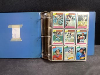 1980 Topps Set Binder