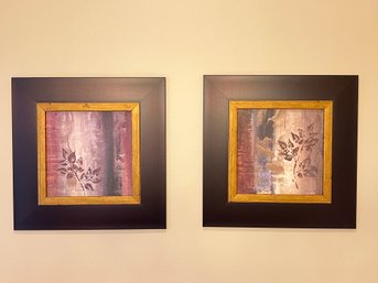 Pair Of Modern Art Pieces