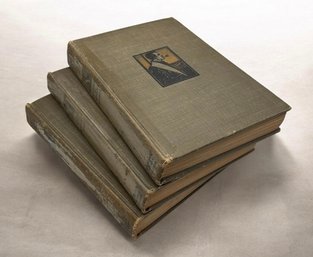Antique Arthur Conan Doyle 'Sherlock Holmes Edition' 3-Volume Illustrated Book Set ~ P.F. Collier ~