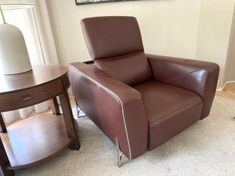 American Leather Electric Reclining Club Chair