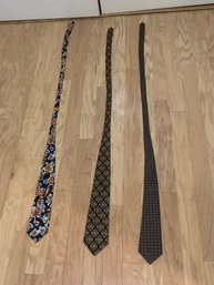 Set Of 3 Designer Ties