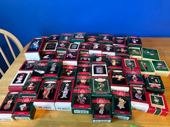 50 Hallmark Ornaments In Boxes - Some Go Back To 1984  Amazing