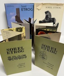 BOOK LOT: Sorel Etrog Signed & Inscribed, Sorel Etrog Sculpture (2)