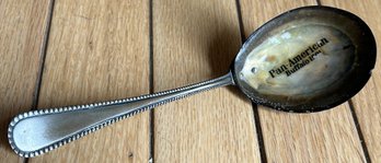 Antique 1901 PAN AMERICAN EXHIBITION Souvenir Spoon With Natural Shell Cup