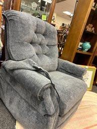 Gray Blue Lift Chair With Heat And Massage