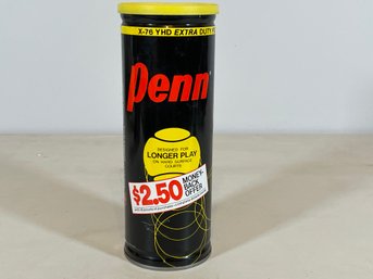 Penn Tennis Balls - Sealed Tin Of 3 Tennis Balls