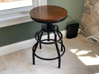 Industrial Style Swivel Stool