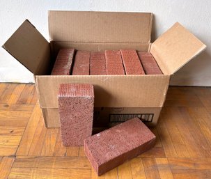 14 Unused  Red Clay Bricks