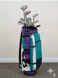 Complete Nicklaus Great Hawk Golf Set With Bag And Odyssey Putter