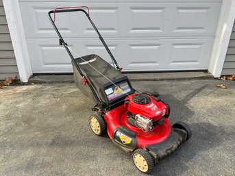 Troy Bilt TB110 Push Mower With Bagger