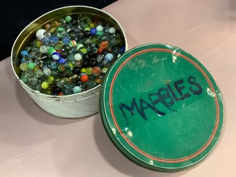 Tin Of Marbles
