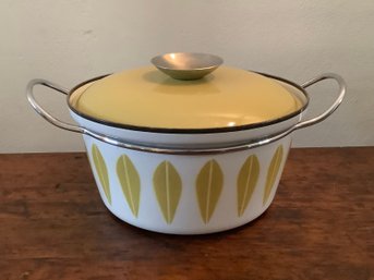 Vintage Cathrineholm Lotus Petal Enamel Stock Pot
