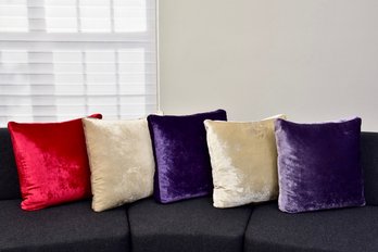 Collection Of Five Throw Pillows