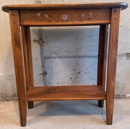 Vintage Wooden Painted Side Table