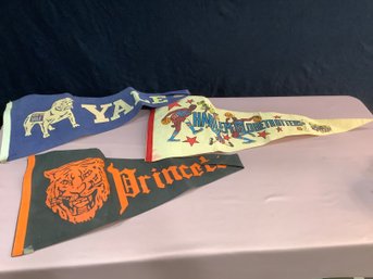 Vintage Felt Pennant Flags