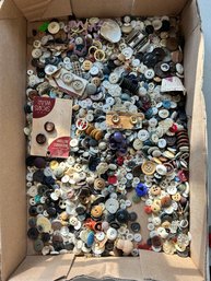 A Hundred Or Maybe More Antique Buttons