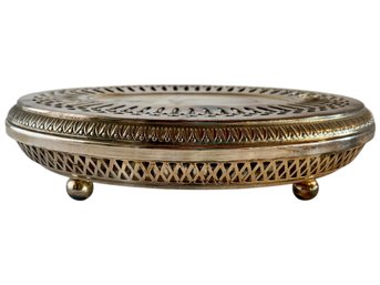 French Silver Plate 1970s Table Warmer