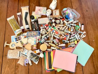 A Large Collection Of Crafting Materials