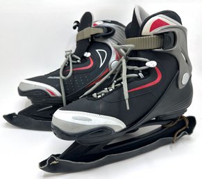 Bladerunner Zephyr Ice Skates With Leather Blade Protectors (Mens Size 10)