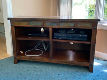 Vintage Entertainment Cabinet Table