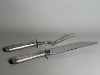 Vintage Phillip H Stevens Sterling Silver Carving Set
