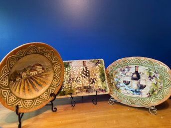 Certified International Tuscan  4 Pcs.  One Added Later