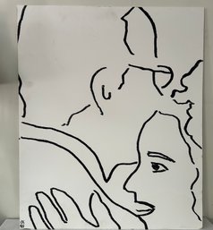 Fantastic 1990s Oscar Lubow  Digitized Serigraph