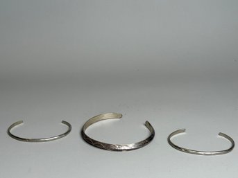 Vintage Silver Cuff Bracelets