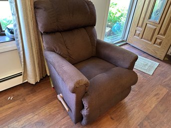Brown Fabric Recliner