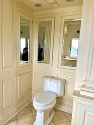 A Collection Of 6 Custom Built In Cabinets - Mirrors - Custom Wall Paneling & Pilasters - Primary