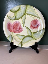 Baum Bros Style Eyes Rembrandt Tulips Collection Plate