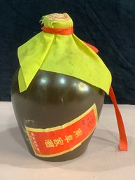 Sealed Asian Liquor Or Wine Bottle #8